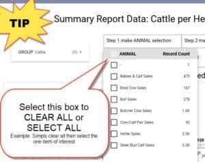 Summary Data Report Tip for how to Use